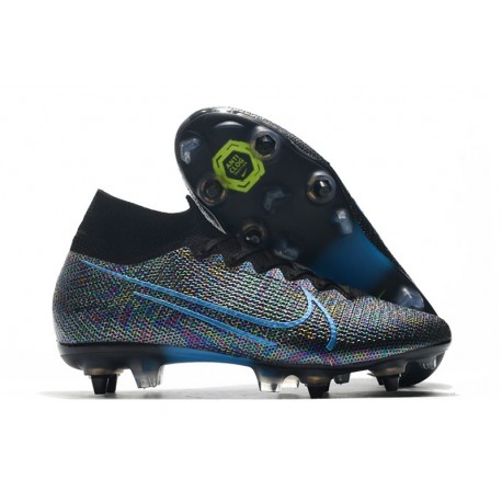 Nike Mercurial Superfly VII Elite SG-PRO AC Black Blue