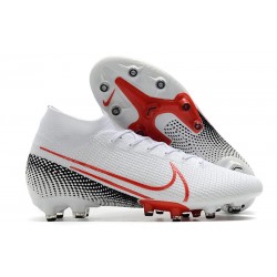 Nike Mercurial Superfly 7 Elite AG-PRO Boots White Red