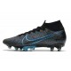Nike Mercurial Superfly 7 Elite AG-PRO Boots Black Blue