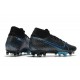 Nike Mercurial Superfly 7 Elite AG-PRO Boots Black Blue