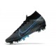 Nike Mercurial Superfly 7 Elite AG-PRO Boots Black Blue
