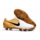 Nike Phantom Vnm Elite FG Soccer Boot -Gold White Black
