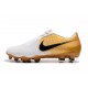 Nike Phantom Vnm Elite FG Soccer Boot -Gold White Black