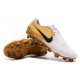 Nike Phantom Vnm Elite FG Soccer Boot -Gold White Black