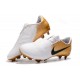 Nike Phantom Vnm Elite FG Soccer Boot -Gold White Black