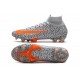 Nike Mercurial Superfly VII Elite DF CR7 FG White Black Orange
