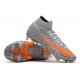 Nike Mercurial Superfly VII Elite DF CR7 FG White Black Orange