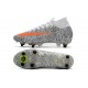 Nike Mercurial Superfly VII Elite SG AC CR7 Safari -White Orange Black
