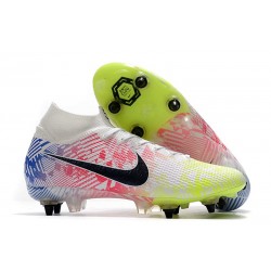 Nike Mercurial Superfly VII Elite SG-PRO Neymar White Black Blue Volt