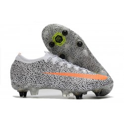 Nike Mercurial Vapor XIII Elite SG CR7 Safari -White Total Orange Black