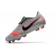 Nike Phantom Vnm Elite FG Soccer Boot -Bomber Grey Black Red