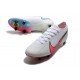 Nike Mercurial Vapor XIII Elite SG Anti Clog White Crimson Blue