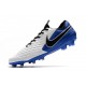 Nike Tiempo Legend VIII Elite FG Cleat White Blue Black