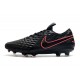 Nike Tiempo Legend VIII Elite FG Cleat Black Pink