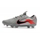 Nike Tiempo Legend VIII Elite FG Cleat Bomber Grey Black Red
