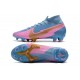 Nike New Mercurial Superfly 7 Elite FG - Blue Pink Gold