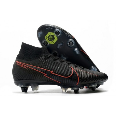 News Nike Mercurial Superfly 7 Elite SG AC Black Red