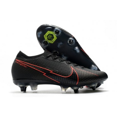 Nike Mercurial Vapor XIII Elite SG Anti Clog Black Red