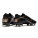 New Nike Mercurial Vapor 13 Elite FG Leather Black Golden
