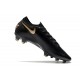 New Nike Mercurial Vapor 13 Elite FG Leather Black Golden