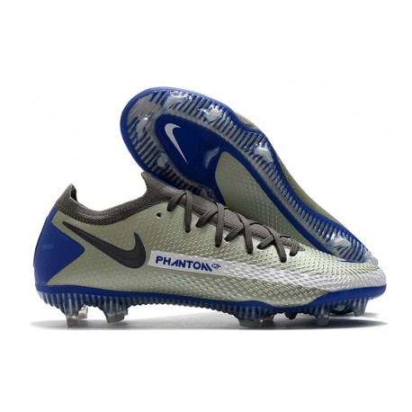 Nike Phantom GT Elite FG New Cleats Grey Blue Black