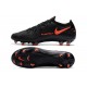 Nike Phantom GT Elite FG New Cleats Black Dark Smoke Grey Chile Red