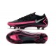 Nike Phantom GT Elite FG New Cleats Black Pink Blast Metallic Silver
