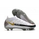 New 2021 Nike Phantom GT Elite DF FG Boots White Black Red Gold