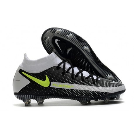 New 2021 Nike Phantom GT Elite DF FG Boots Black Gray