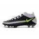 New 2021 Nike Phantom GT Elite DF FG Boots Black Gray