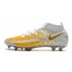New 2021 Nike Phantom GT Elite DF FG Boots White Golden