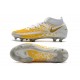 New 2021 Nike Phantom GT Elite DF FG Boots White Golden