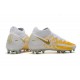 New 2021 Nike Phantom GT Elite DF FG Boots White Golden