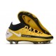 Nike Phantom GT Elite DF FG Mens Cleat Yellow Black White
