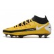 Nike Phantom GT Elite DF FG Mens Cleat Yellow Black White