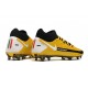 Nike Phantom GT Elite DF FG Mens Cleat Yellow Black White