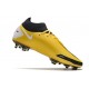 Nike Phantom GT Elite DF FG Mens Cleat Yellow Black White