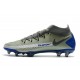 Nike Phantom GT Elite DF FG Mens Cleat Grey Blue
