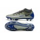 Nike Phantom GT Elite DF FG Mens Cleat Grey Blue