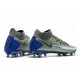 Nike Phantom GT Elite DF FG Mens Cleat Grey Blue