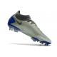 Nike Phantom GT Elite DF FG Mens Cleat Grey Blue