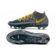 Nike Phantom GT Elite DF FG Mens Cleat Navy Blue Yellow