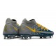 Nike Phantom GT Elite DF FG Mens Cleat Navy Blue Yellow