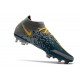 Nike Phantom GT Elite DF FG Mens Cleat Navy Blue Yellow