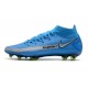 Nike Phantom GT Elite DF FG Mens Cleat Blue Silver