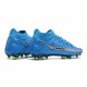 Nike Phantom GT Elite DF FG Mens Cleat Blue Silver