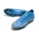 Nike Phantom GT Elite DF FG Mens Cleat Blue Silver