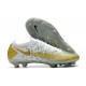 Nike Phantom GT Elite FG New Cleats White Golden