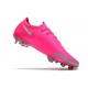 Nike 2021 Phantom GT Elite FG Soccer Shoes Pink Silver