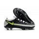 Nike 2021 Phantom GT Elite FG Soccer Shoes Black Gray Volt